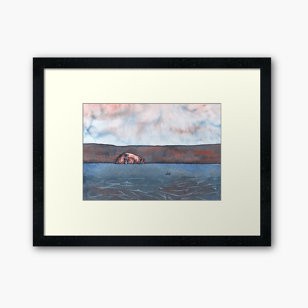 Bass Rock, September 2018 Framed Art Print
