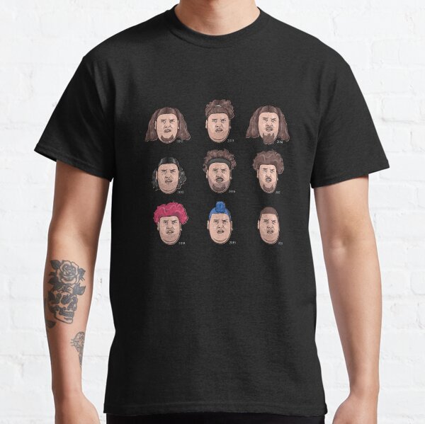 Die 9 Gesichter von Rainer Drachenlord Winkler Classic T-Shirt