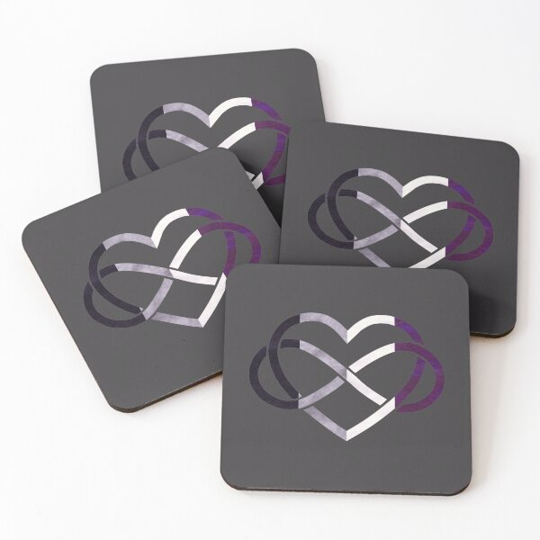 Item preview, Polyamory Heart - Asexual Pride designed and sold by TigerTorreArt.
