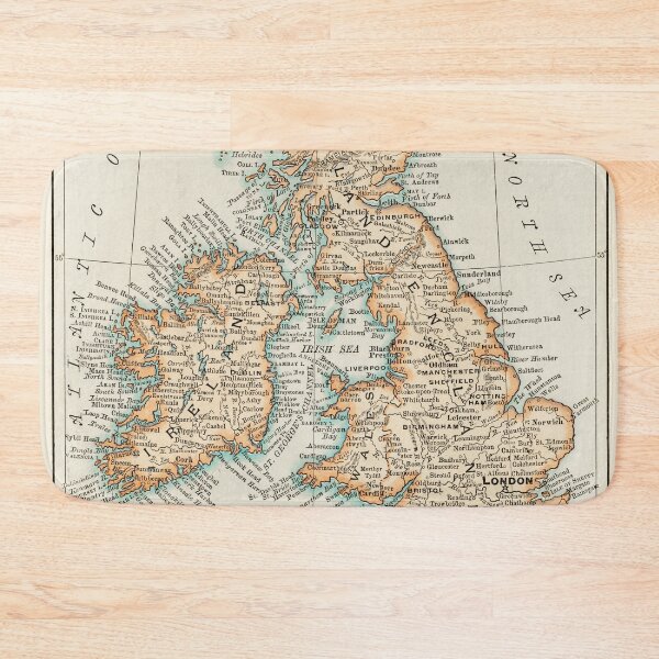 Item preview, Vintage UK Map designed and sold by thomasjgaulton.
