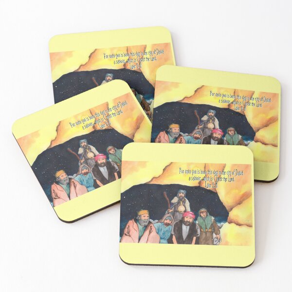 Item preview, The shepherds visiting Jesus in the manger. designed and sold by Frankie Doodles!.