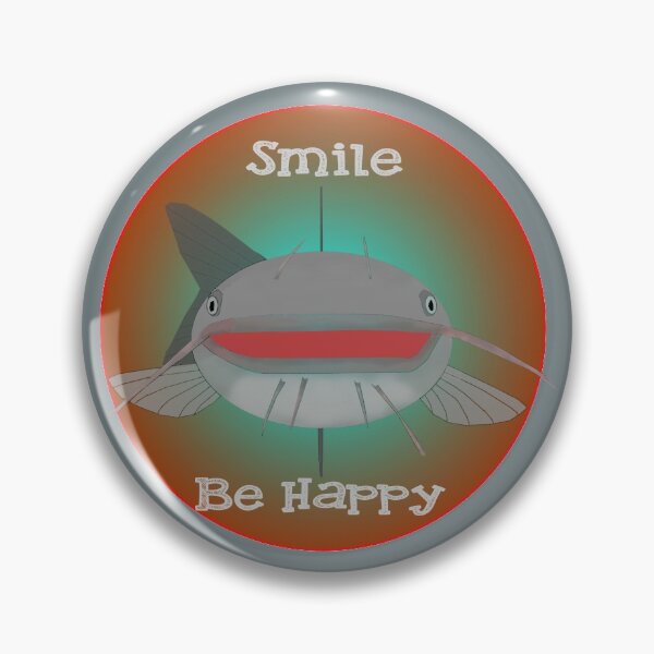 Item preview, Smiling Catfish designed and sold by fishfolkart.