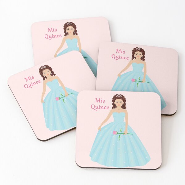 Item preview, Mis Quince Quinceañera 15 girl holds rose designed and sold by tandaleah.