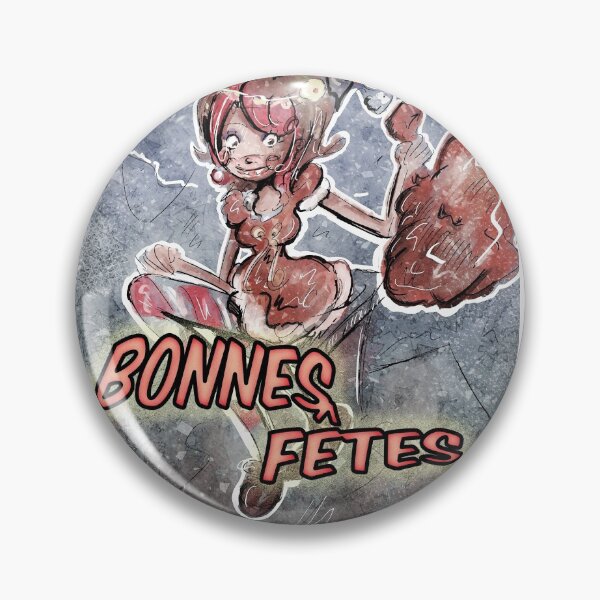 Maélice the vampire in mother Christmas. Pin