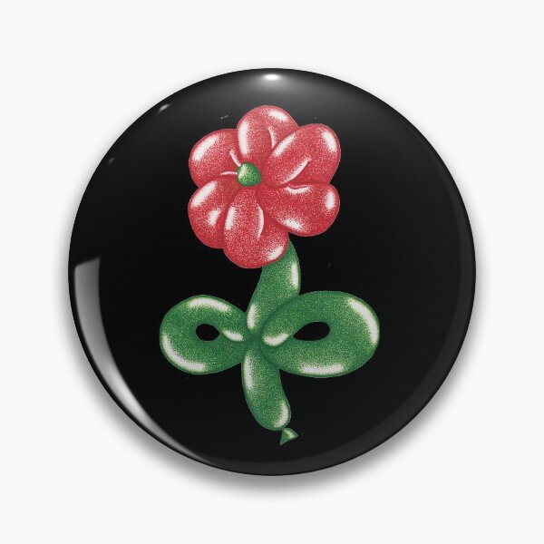 Item preview, Balloon flower pointillism painting pop art, balloon twisting expert gift idea designed and sold by MitoP.