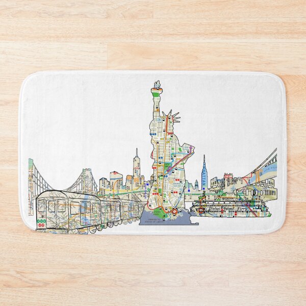 Item preview, NYC Statue of Liberty Brooklyn Bridge Staten Island ferry, and more designed and sold by hookink.