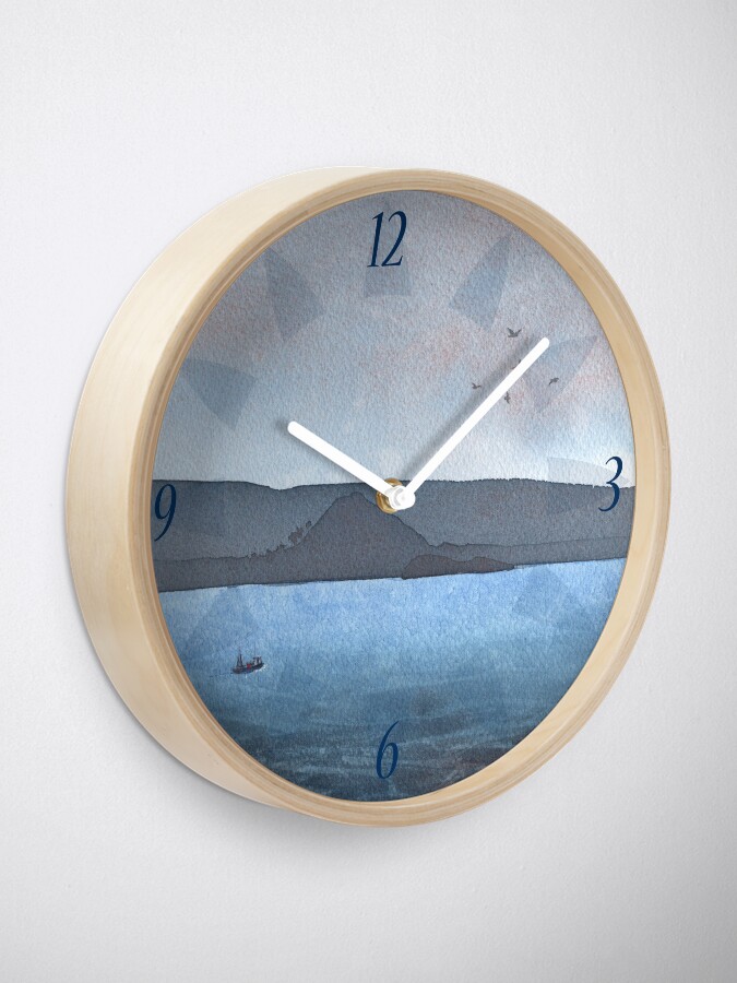 Alternate view of Berwick Law and Craig Leith, November 2018 Clock