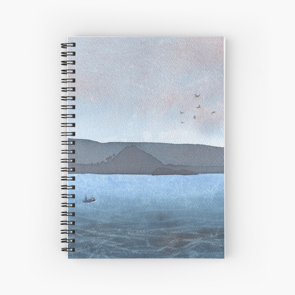 Berwick Law and Craig Leith, November 2018 Spiral Notebook