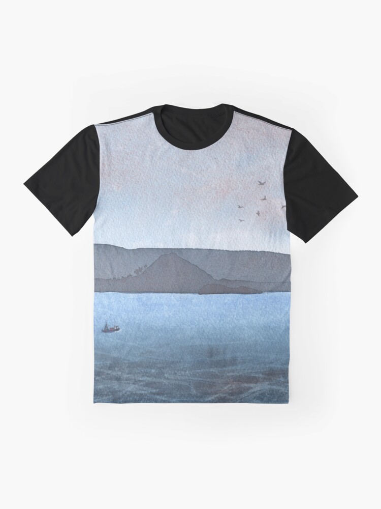 Alternate view of Berwick Law and Craig Leith, November 2018 Graphic T-Shirt