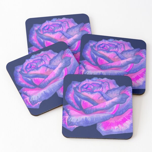 Item preview, Watercolor violet rose designed and sold by susserain.