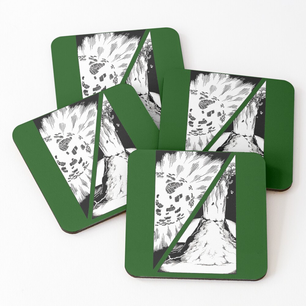 Item preview, Coasters (Set of 4) designed and sold by Indigenous-Bert.