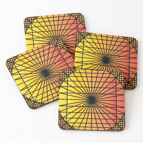 Item preview, Geometric Sun in Perspective,  TeresaTown at Redbubble 2020 designed and sold by Mark Stansberry.