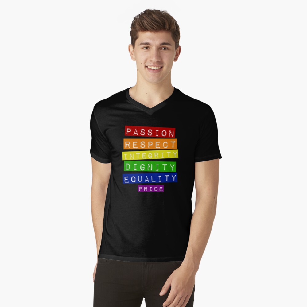 Artikel-Vorschau von T-Shirt mit V-Ausschnitt, designt und verkauft von RdwnggrlDesigns.