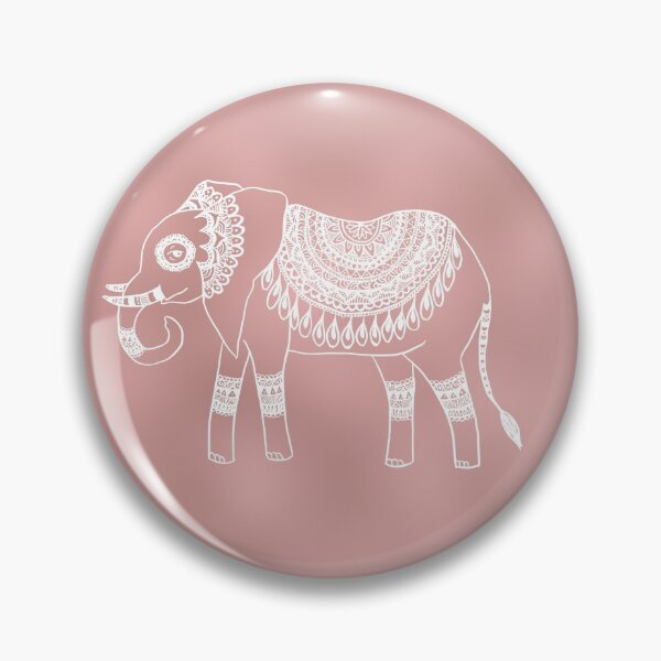 Item preview, Rose Gold Boho Elephant designed and sold by Julie Erin Designs.