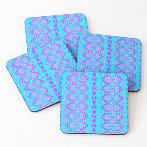 Item preview, Turquoise Psychadelic fractal print designed and sold by SHIVA ARTS.