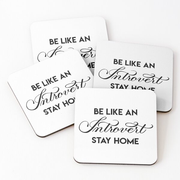 Item preview, BE LIKE AN INTROVERT-STAY HOME designed and sold by Gsallicat.