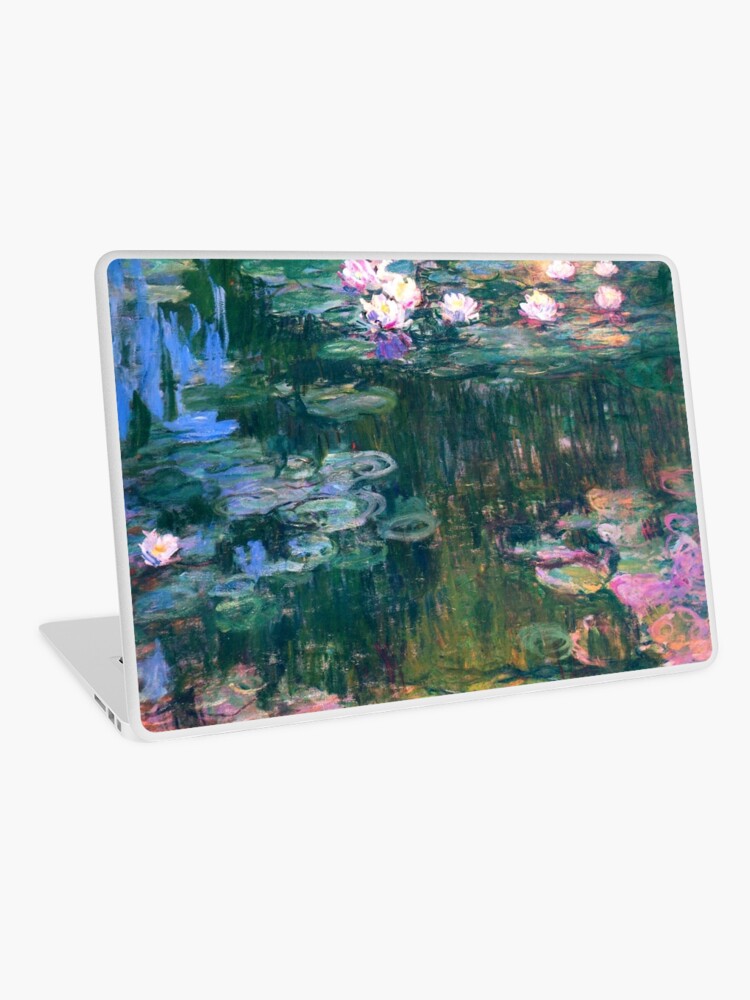 Claude Monet  Iris at the Sea-Rose Pond Leggings for Sale by