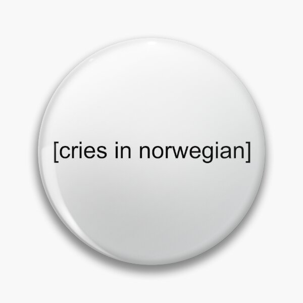 Item preview, [cries in norwegian] (black) designed and sold by witchhallows.