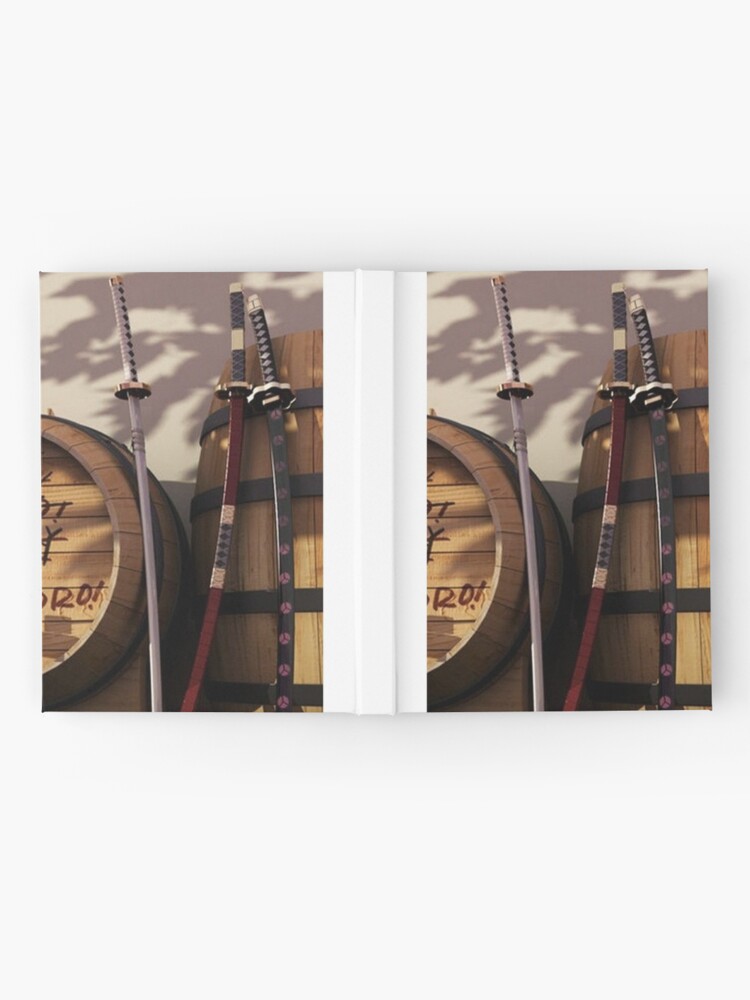 One Piece Zoro Katana Hardcover Journal By Xyymatt Redbubble