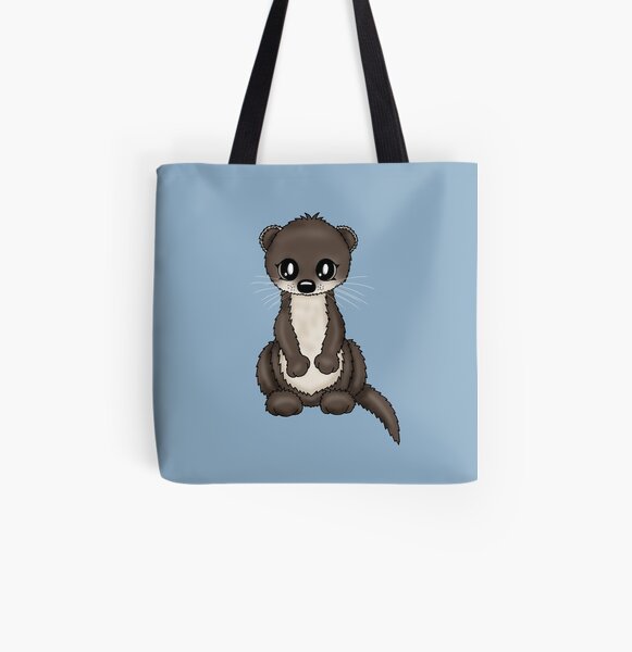 Otter Allover-Print Tote Bag