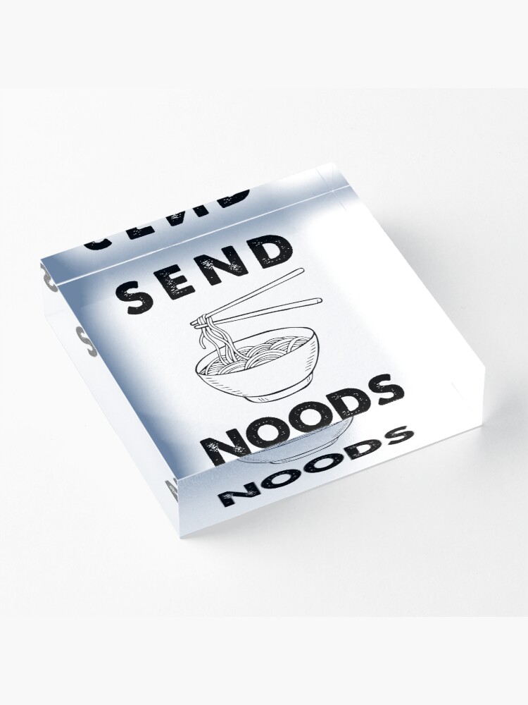 Alternate view of Send Noods Acrylic Block