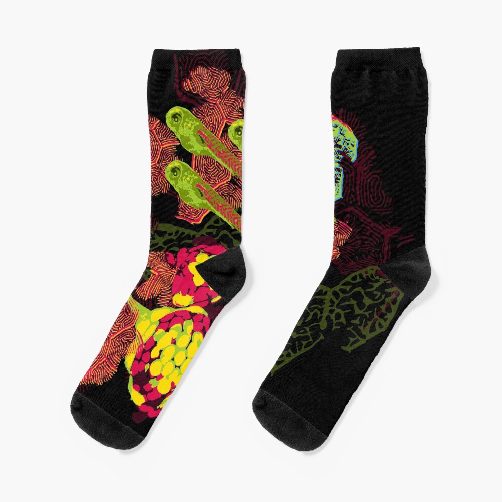 Zebrafish Fluorescent Staining Socks