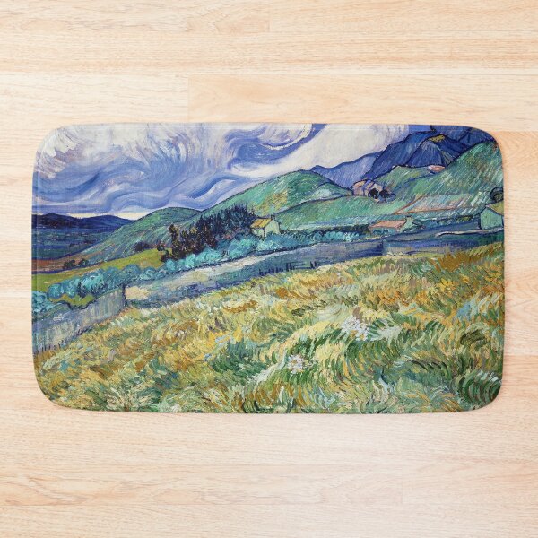 Item preview, Landscape from Saint-Rémy by Vincent van Gogh (1889) designed and sold by allhistory.