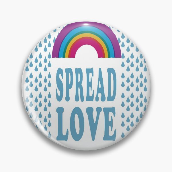 Item preview, SpreadLove Rainbow Rain Drops Love Everyone Self Care designed and sold by PY Tees.