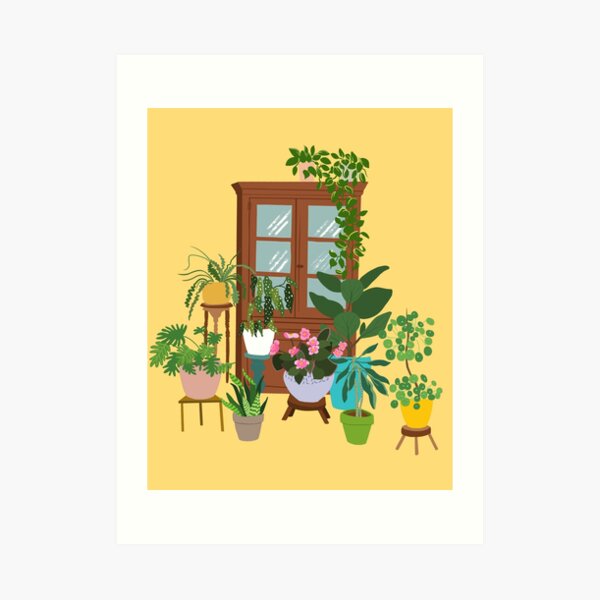 House Plants Art Print