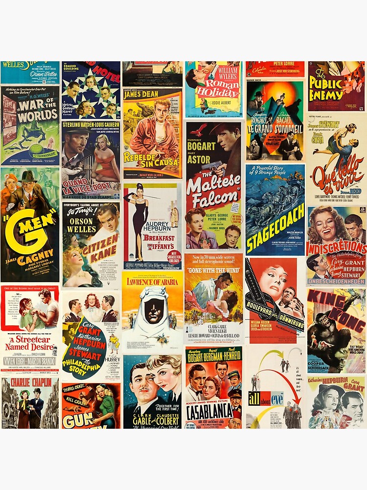 "Classic Movie Poster Collage" Coasters (Set of 4) for Sale by