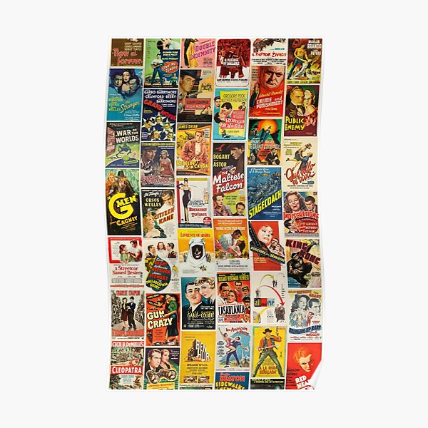 Classic Movie Poster Collage Poster