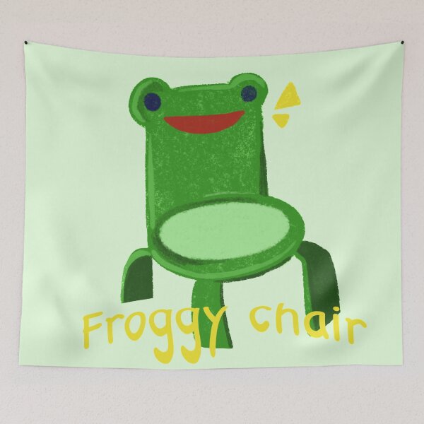Item preview, No thoughts, only froggy chair  designed and sold by parasitebee.