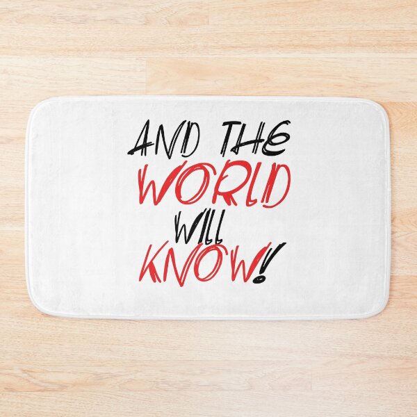 Item preview, The world will know! designed and sold by BunnyMomMtl.