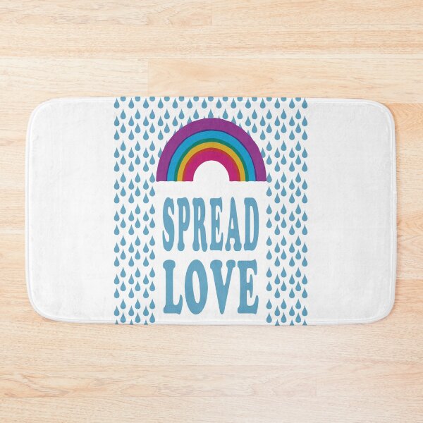 Item preview, SpreadLove Rainbow Rain Drops Love Everyone Self Care designed and sold by PY Tees.