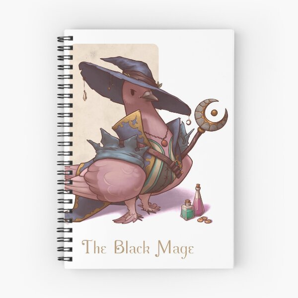 Item preview, Dungeons and Pigeons - Black Mage designed and sold by Leda Chung.