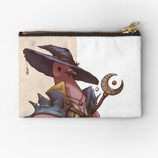 Dungeons and Pigeons - Black Mage Zipper Pouch