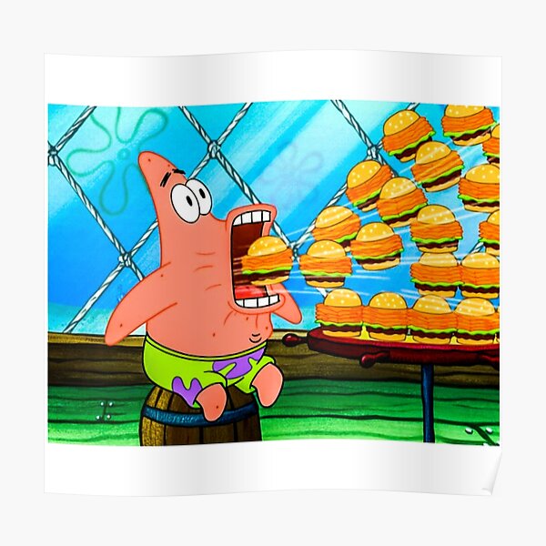 spongebob pc game patrick eating sandwich in diner