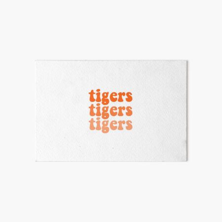 Clemson Tigers Art Board Print