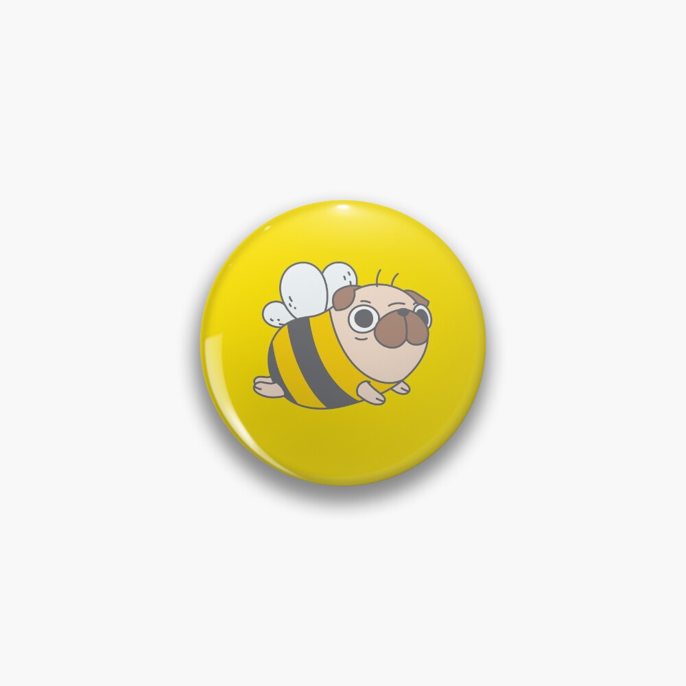 Pug Bee Pin