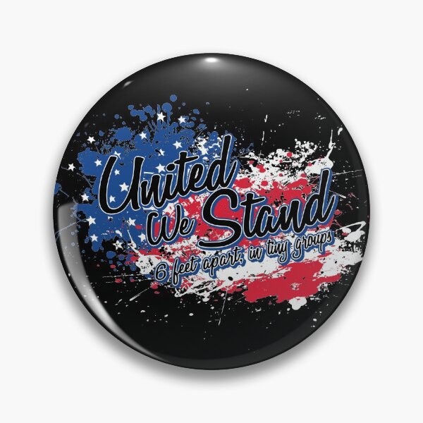 Item preview, United We Stand 6 Feet Apart designed and sold by ZZDeZignZ.