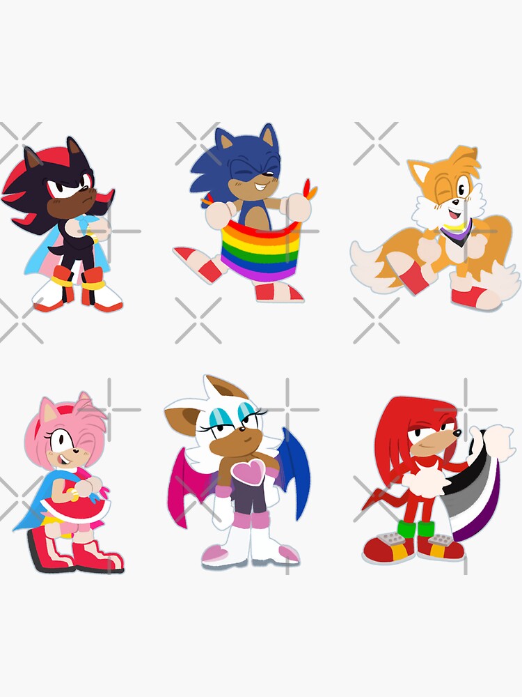Pride Sonic by TheFlyingAce