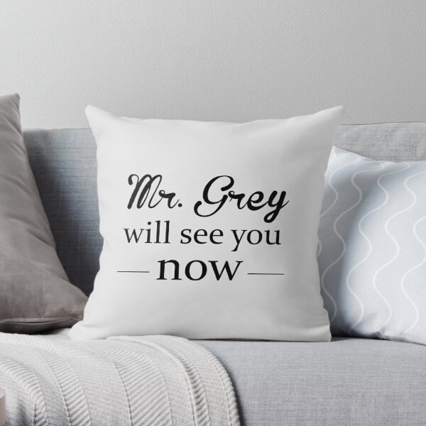 Coussins Sur Le Theme Christian Grey Redbubble