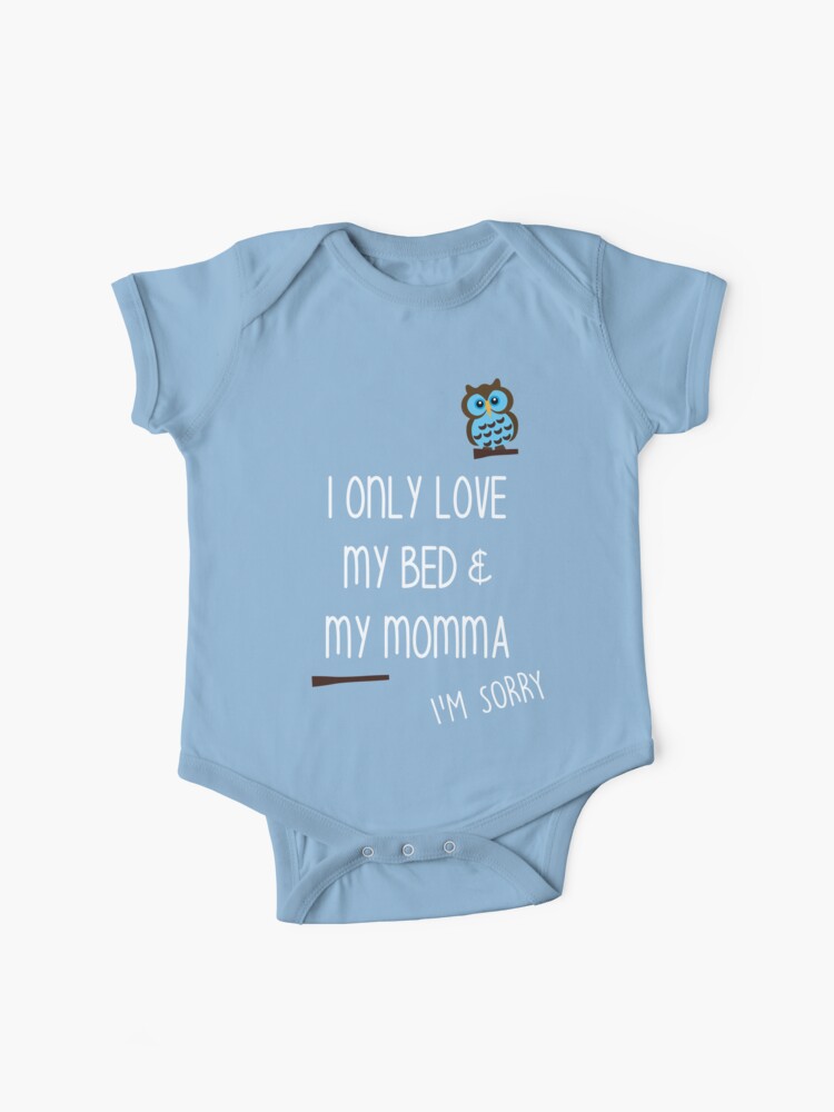 Drake Ovo I Only Love My Bed And My Momma I M Sorry God S Plan Rap Lyrics Baby One Piece By Animationboard Redbubble