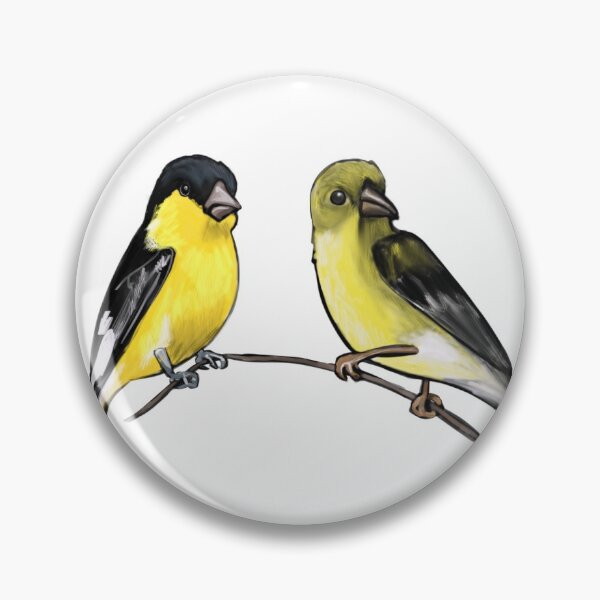 Item preview, Lesser Goldfinches designed and sold by Allison Campbell.