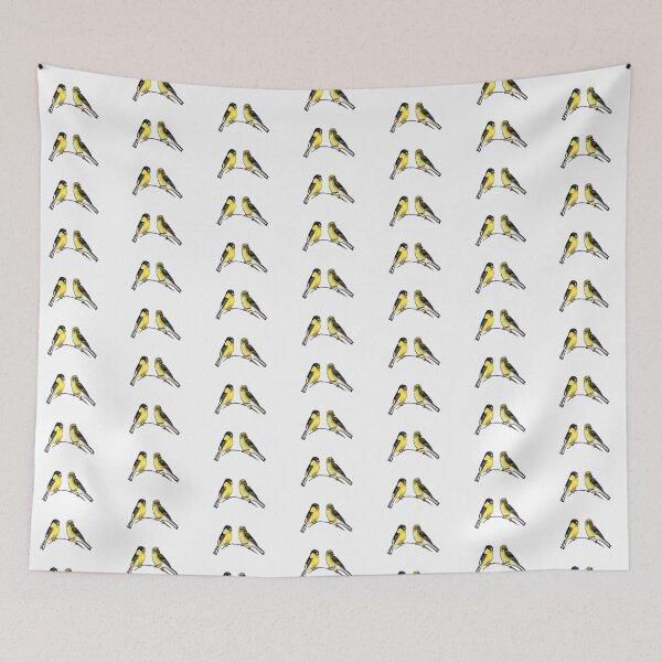 Item preview, Lesser Goldfinches designed and sold by Allison Campbell.