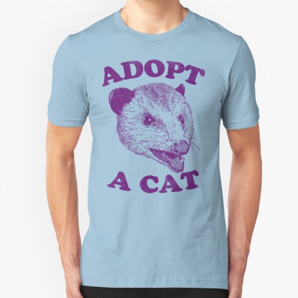 Adopt A Cat Slim Fit T-Shirt