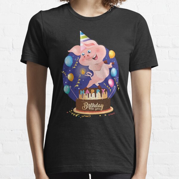 Produits Sur Le Theme Cochon Joyeux Anniversaire Redbubble