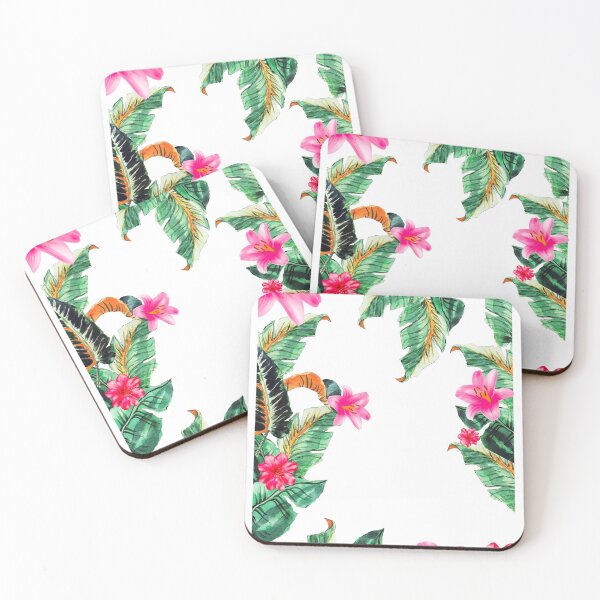 Tropical paradise Coasters (Set of 4)