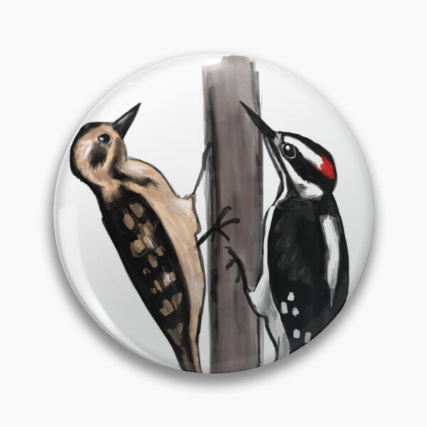 Item preview, Hairy Woodpeckers designed and sold by Allison Campbell.