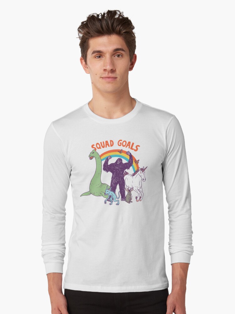 Thumbnail 1 of 5, Long Sleeve T-Shirt, Squad Goals designed and sold by wytrab8.